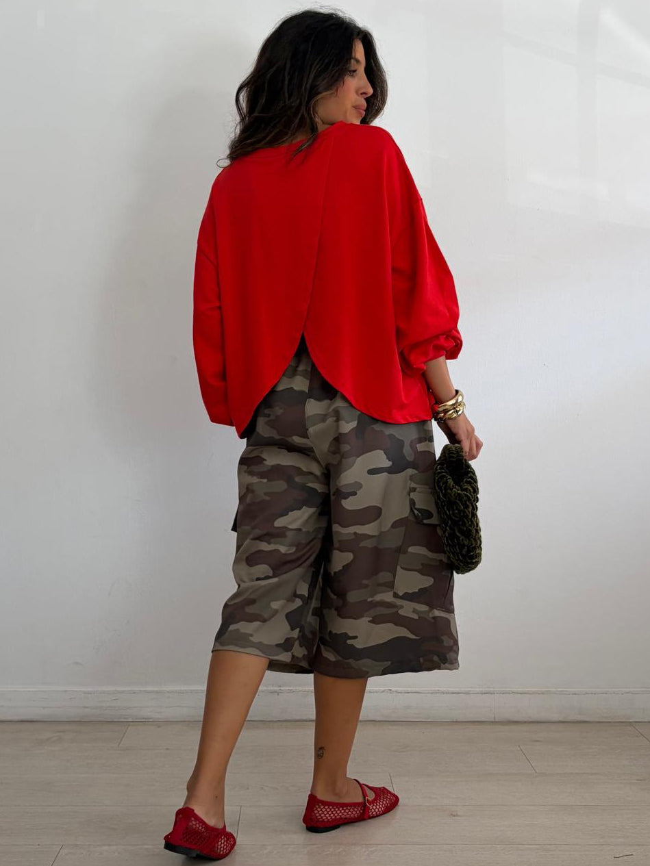 SUDADERA CRUZADA ESPALDA