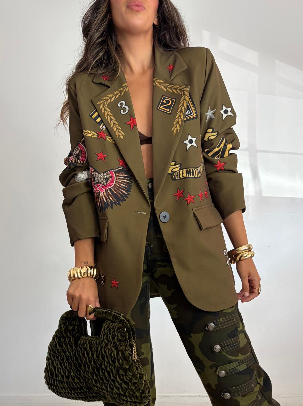 MAXI BLAZER WILD STAR