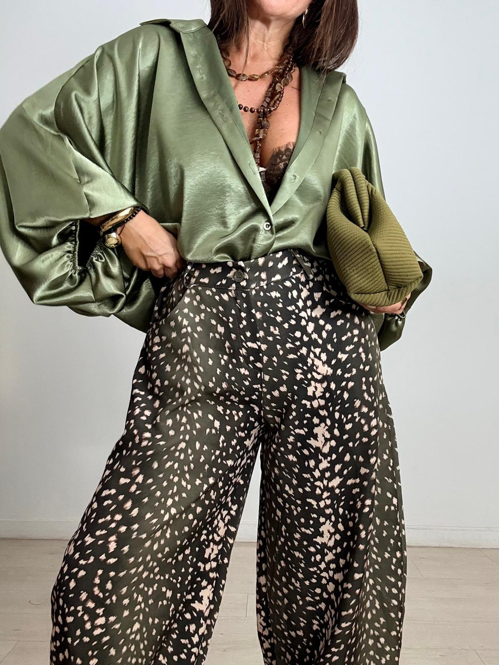 PANTALÓN BALLOON PRINT MOTEADO