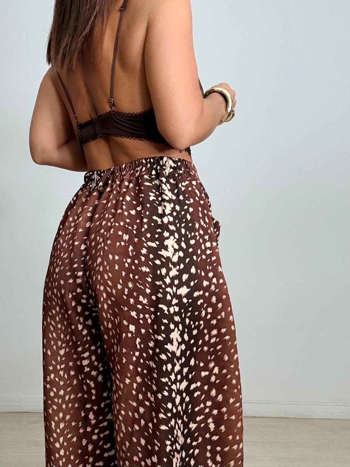 PANTALÓN BALLOON PRINT MOTEADO