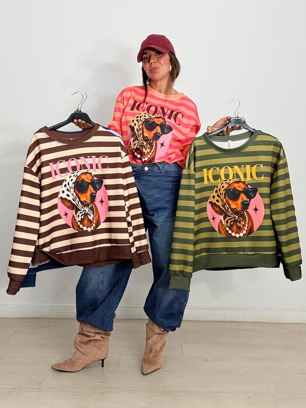 SUDADERA RAYAS ICONIC
