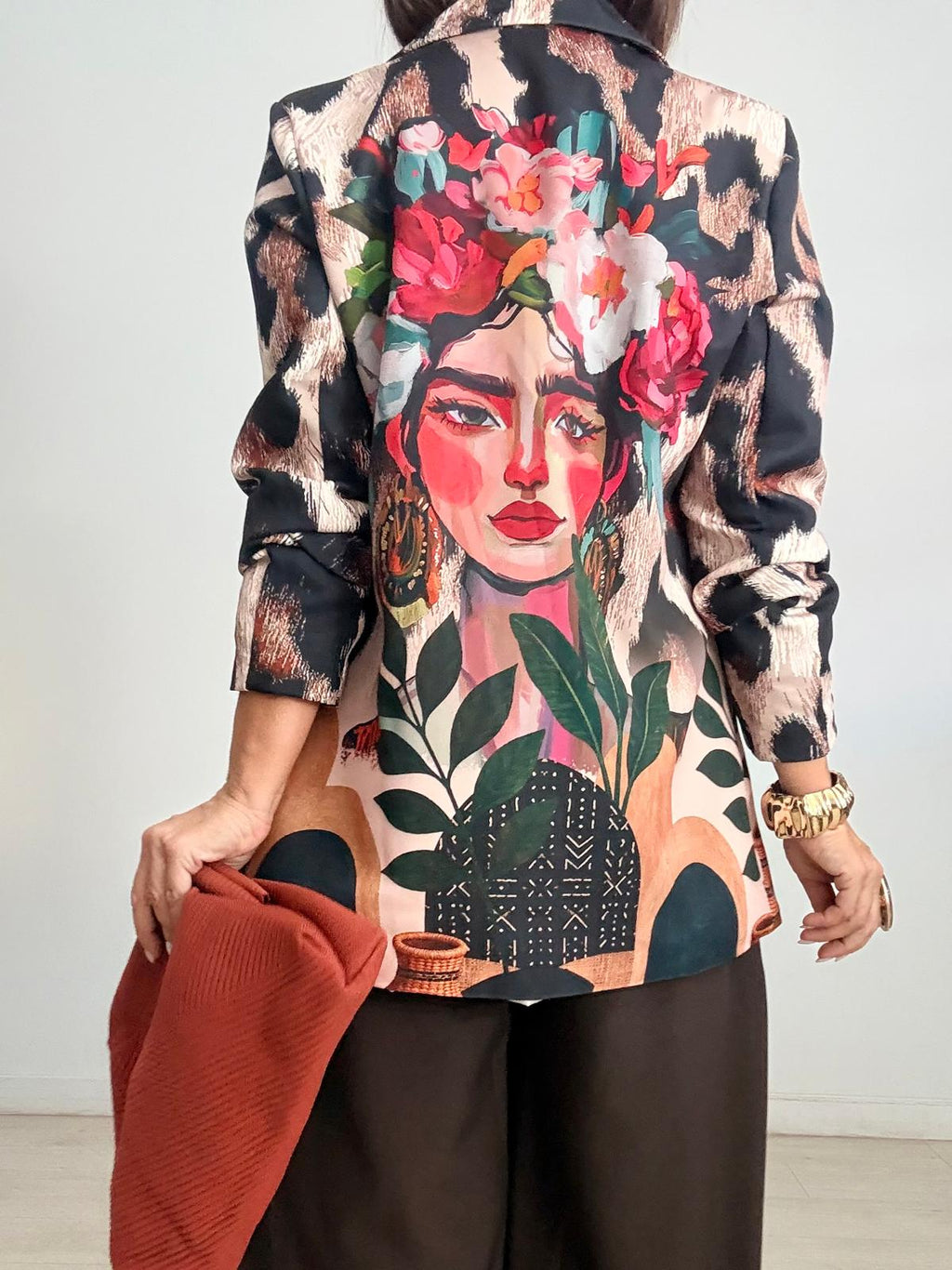 MAXI BLAZER  ESTAMPADA FRIDA
