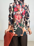 MAXI BLAZER  ESTAMPADA FRIDA