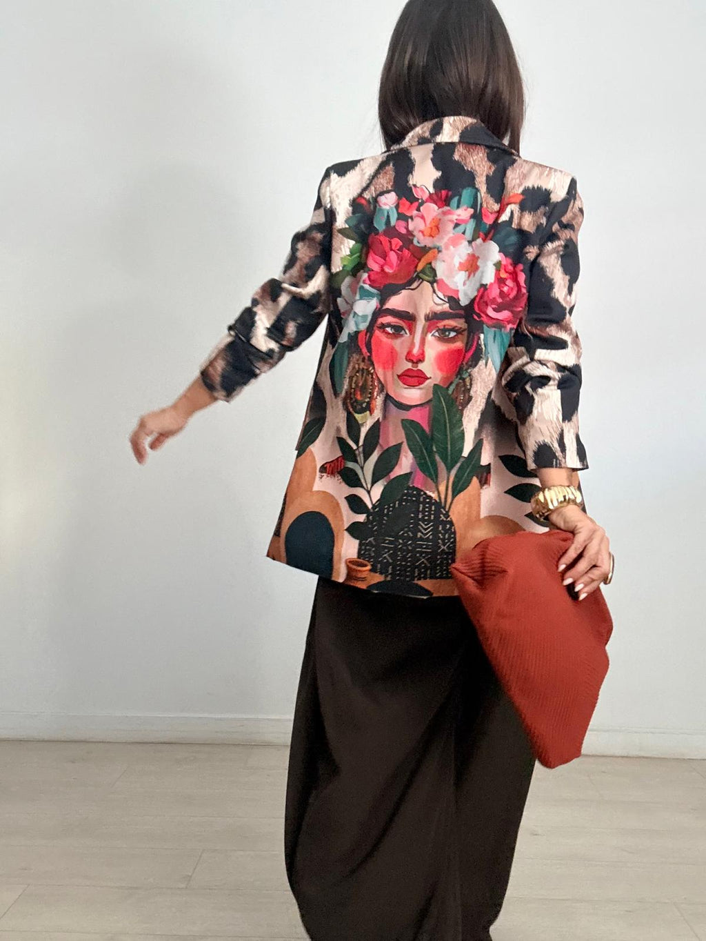 MAXI BLAZER  ESTAMPADA FRIDA