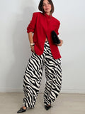 PANTALÓN BALLOON ZEBRA BLACK & WHITE