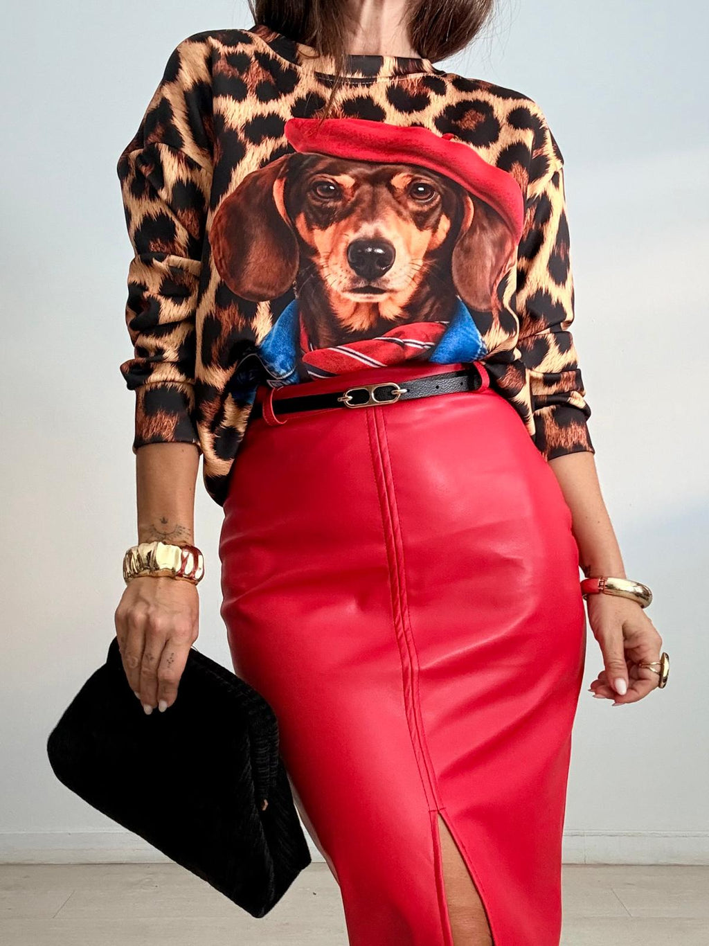 SUDADERA LEOPARDO DOG