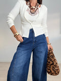 CHAQUETITA /JERSEY PUNTO SUAVE CON CAMISETA