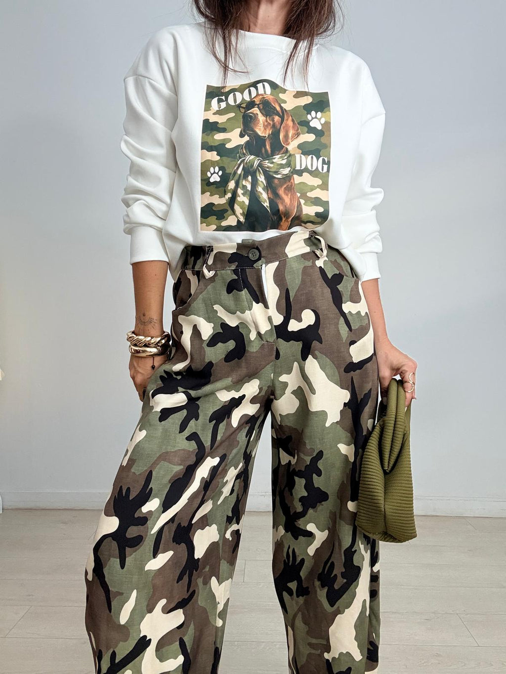 SUDADERA PERRITO & CAMUFLAJE
