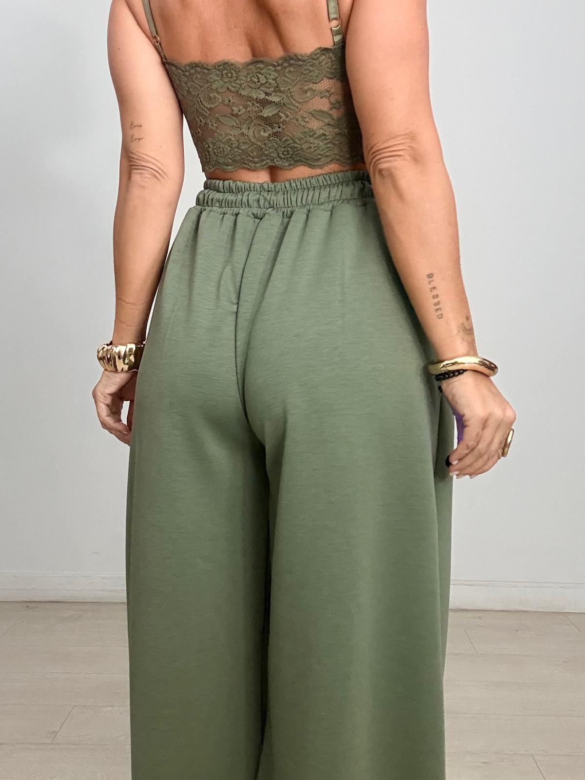 PANTALÓN JOGGER SUAVE PINZAS ELLE