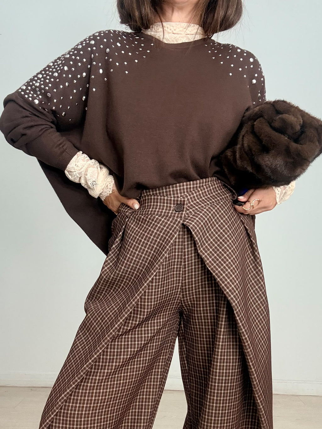 JERSEY OVERSIZE SUAVE TACHAS PLATA