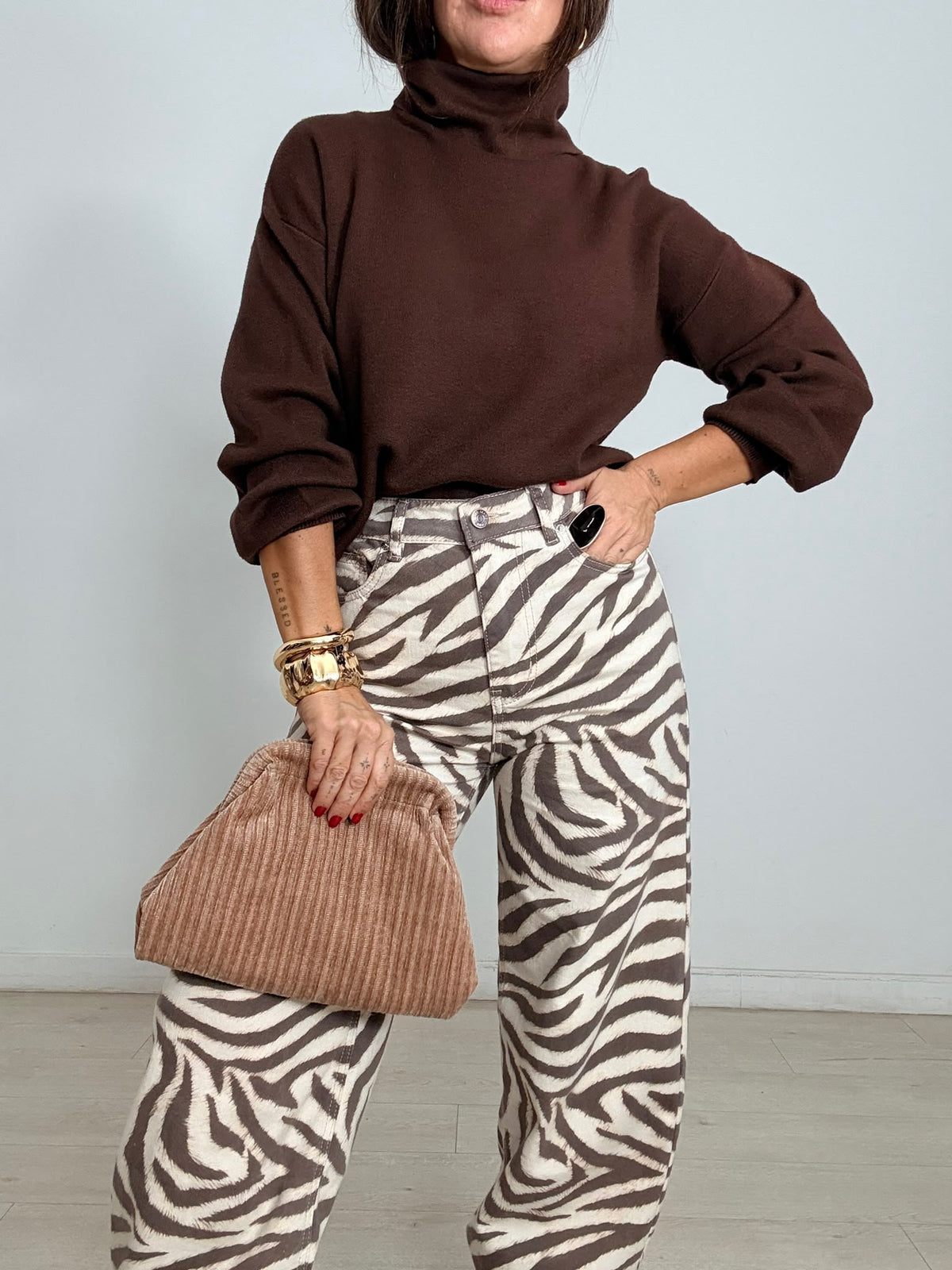 JERSEY SUAVE CUELLO VUELTO ANIE
