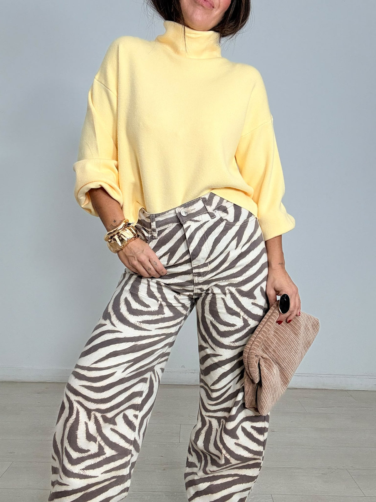 JERSEY SUAVE CUELLO VUELTO ANIE