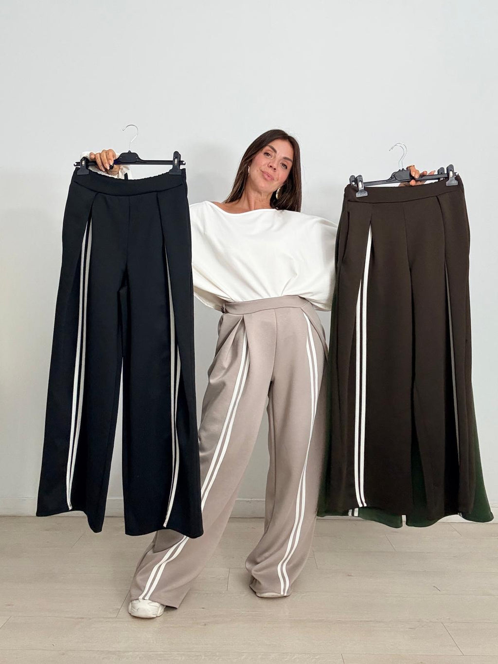 PANTALÓN FLUIDO COMFORT RAYAS