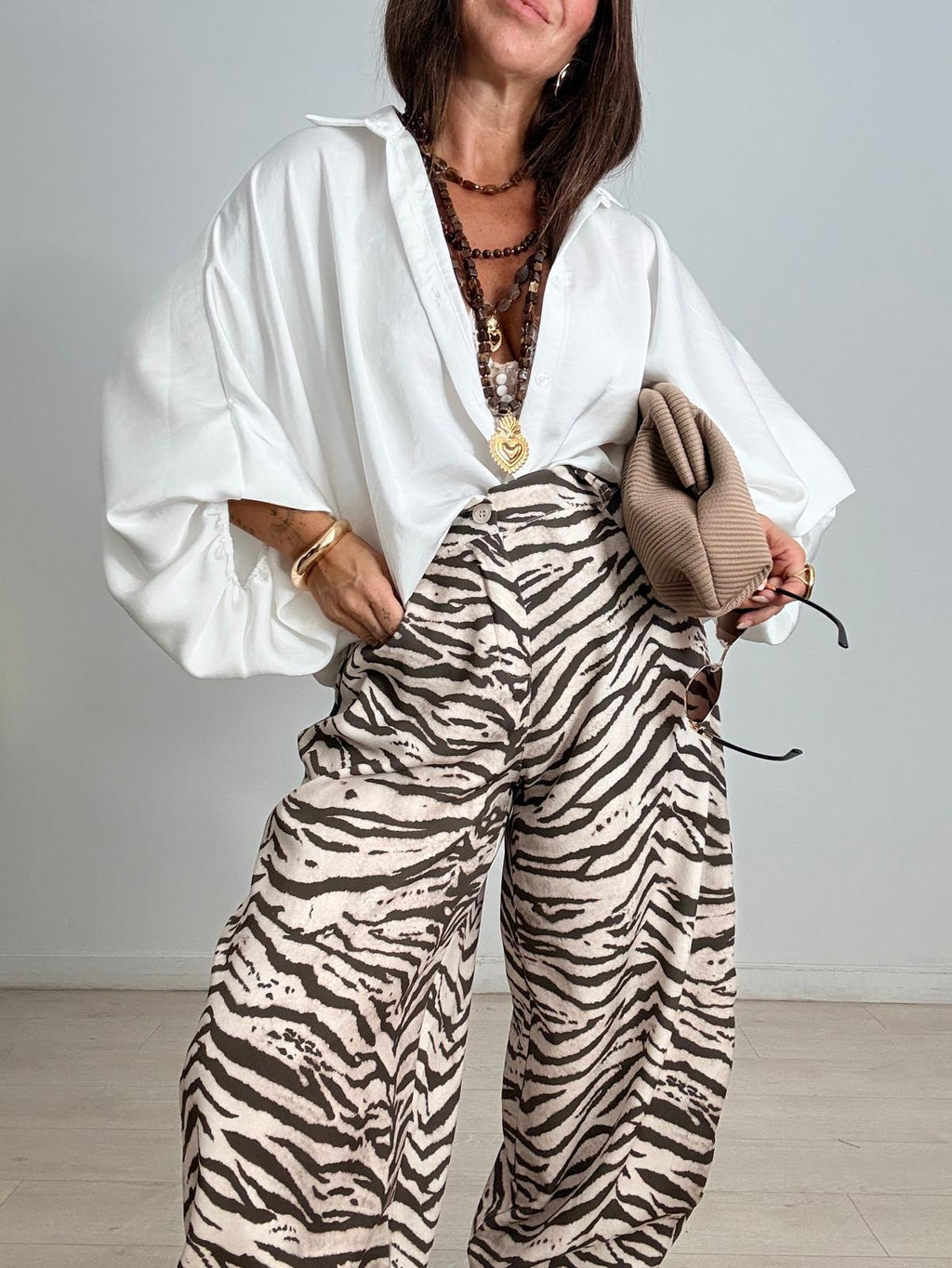 BLUSA OVERSIZE SATÉN