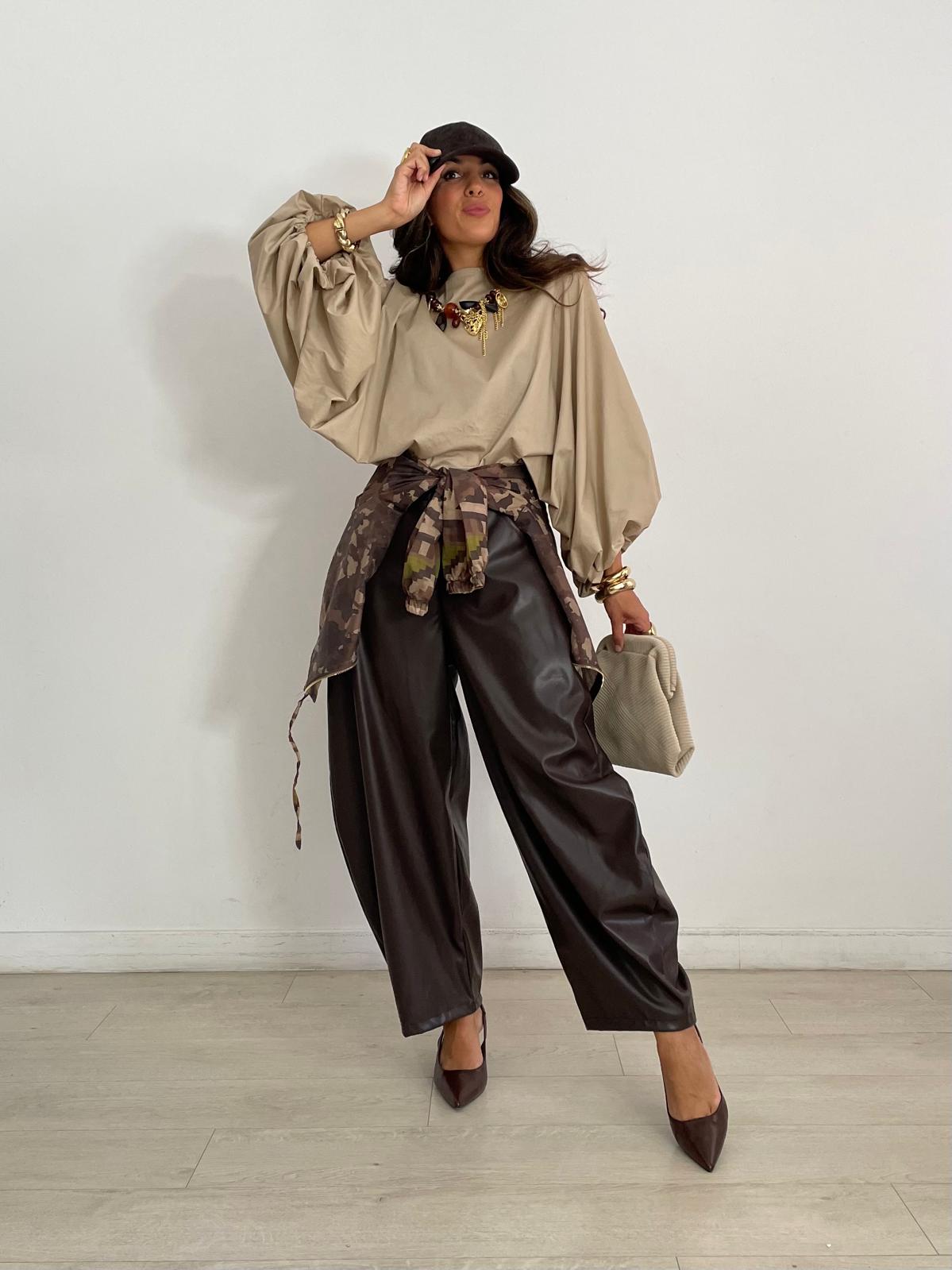 MAXI BLUSA CORTA VALERIA