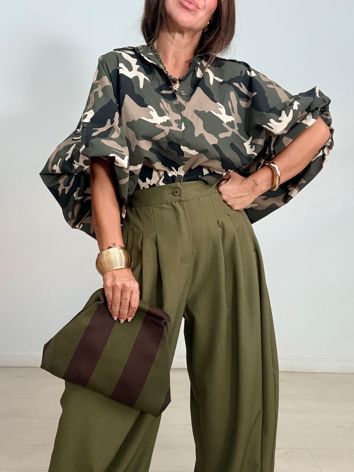 BLUSA  OVERSIZE CAMUFLAJE