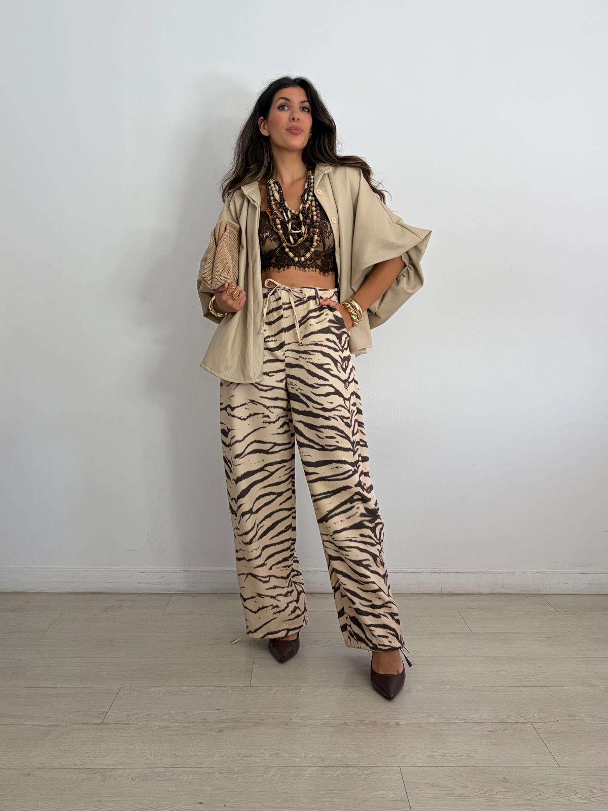 PANTALÓN CEBRA + CORDON