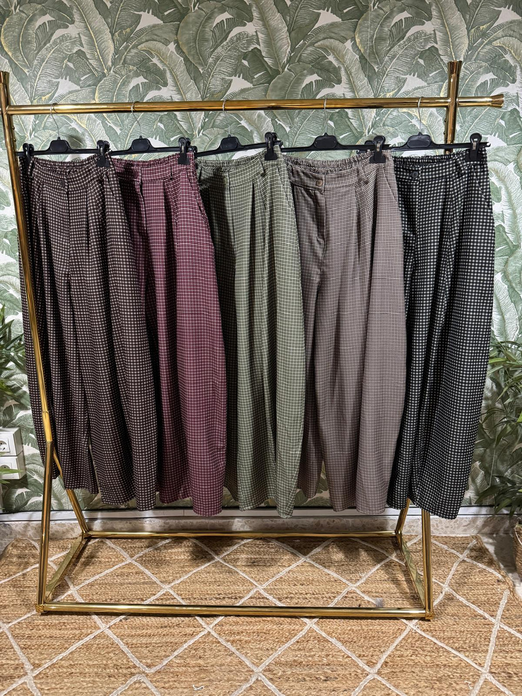 PANTALON BALLOON CUADROS GRACE