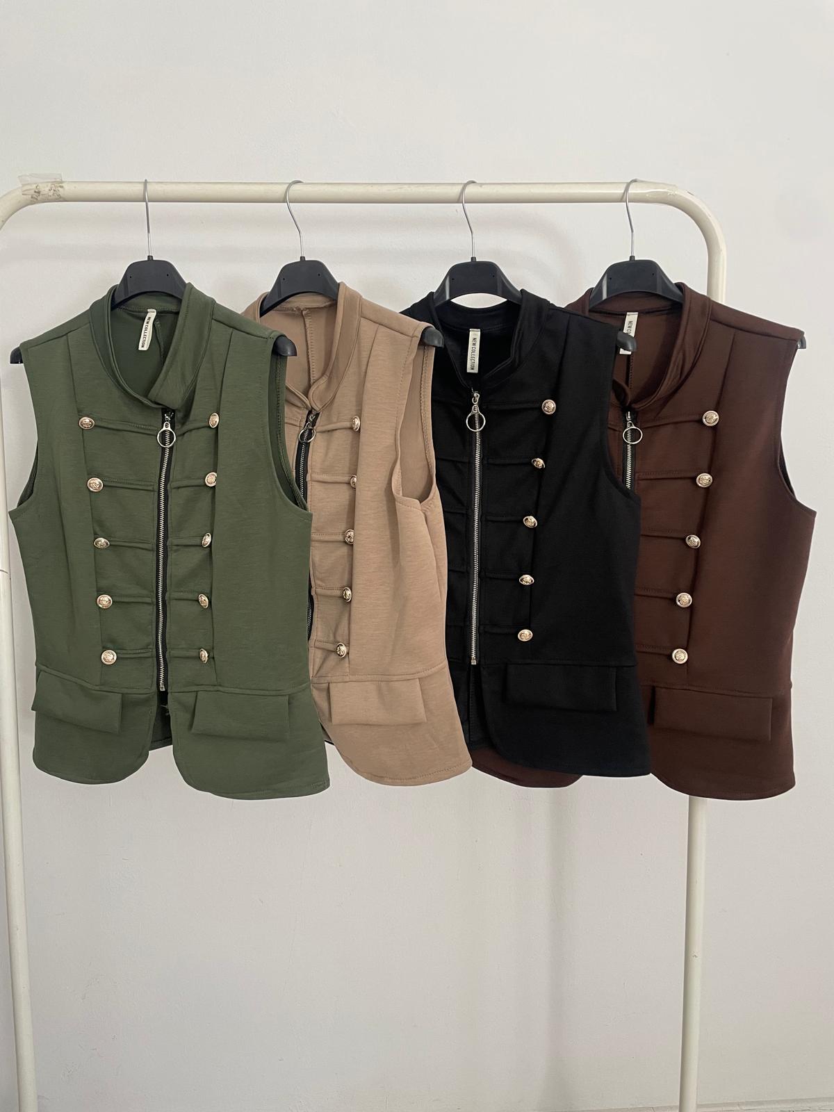 CHALECO SOLDIER CREMALLERA