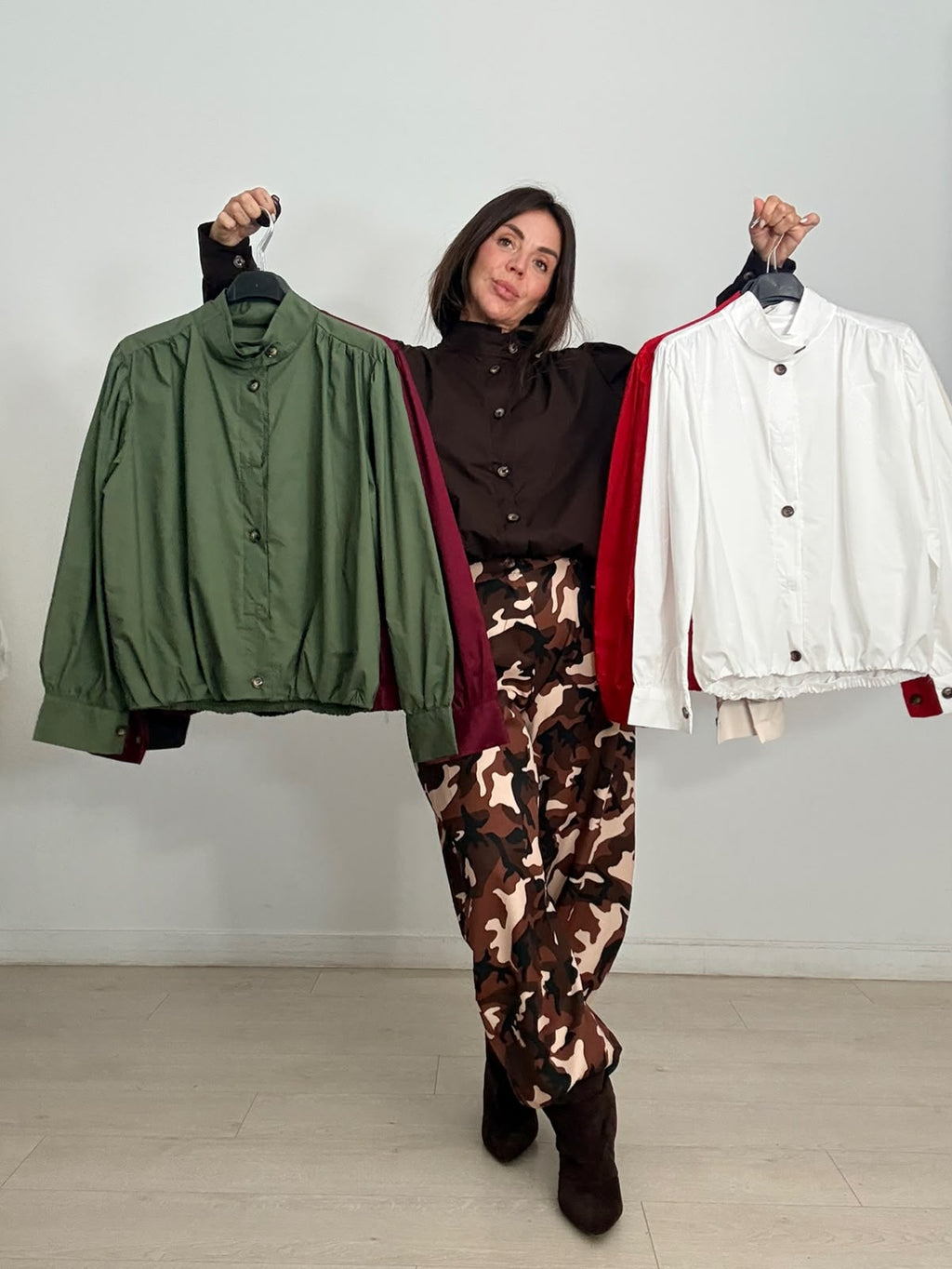 CAMISA CORTA ABOTONADA