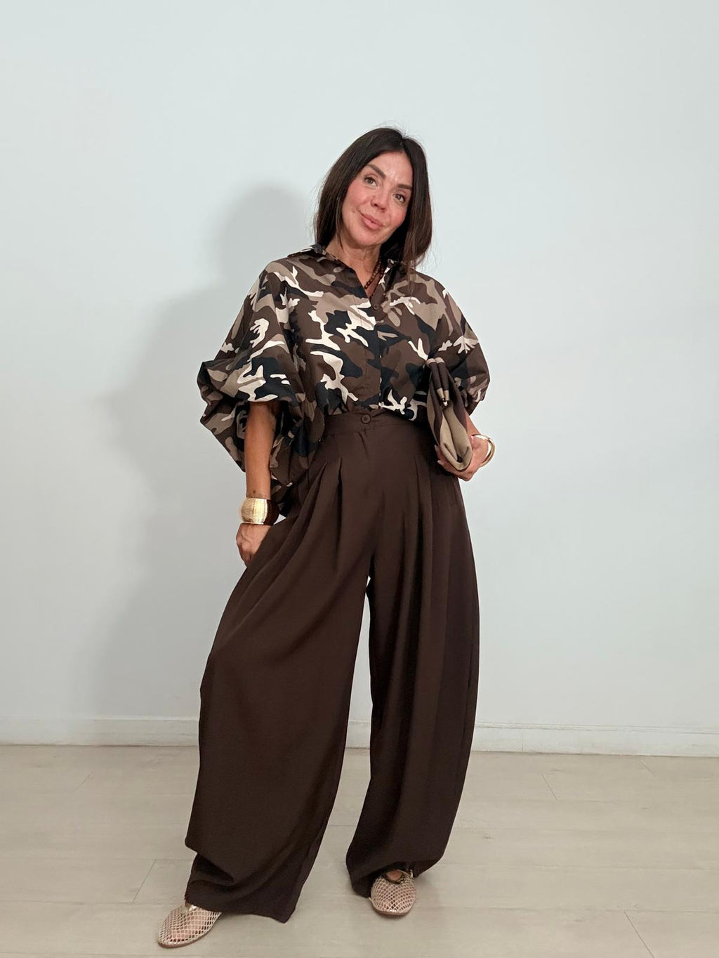 BLUSA  OVERSIZE CAMUFLAJE