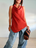 BLUSA SATEN PICO