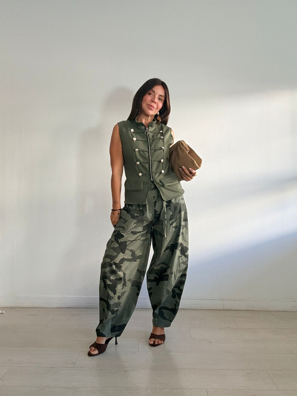 PANTALON BALLOON MILITAR