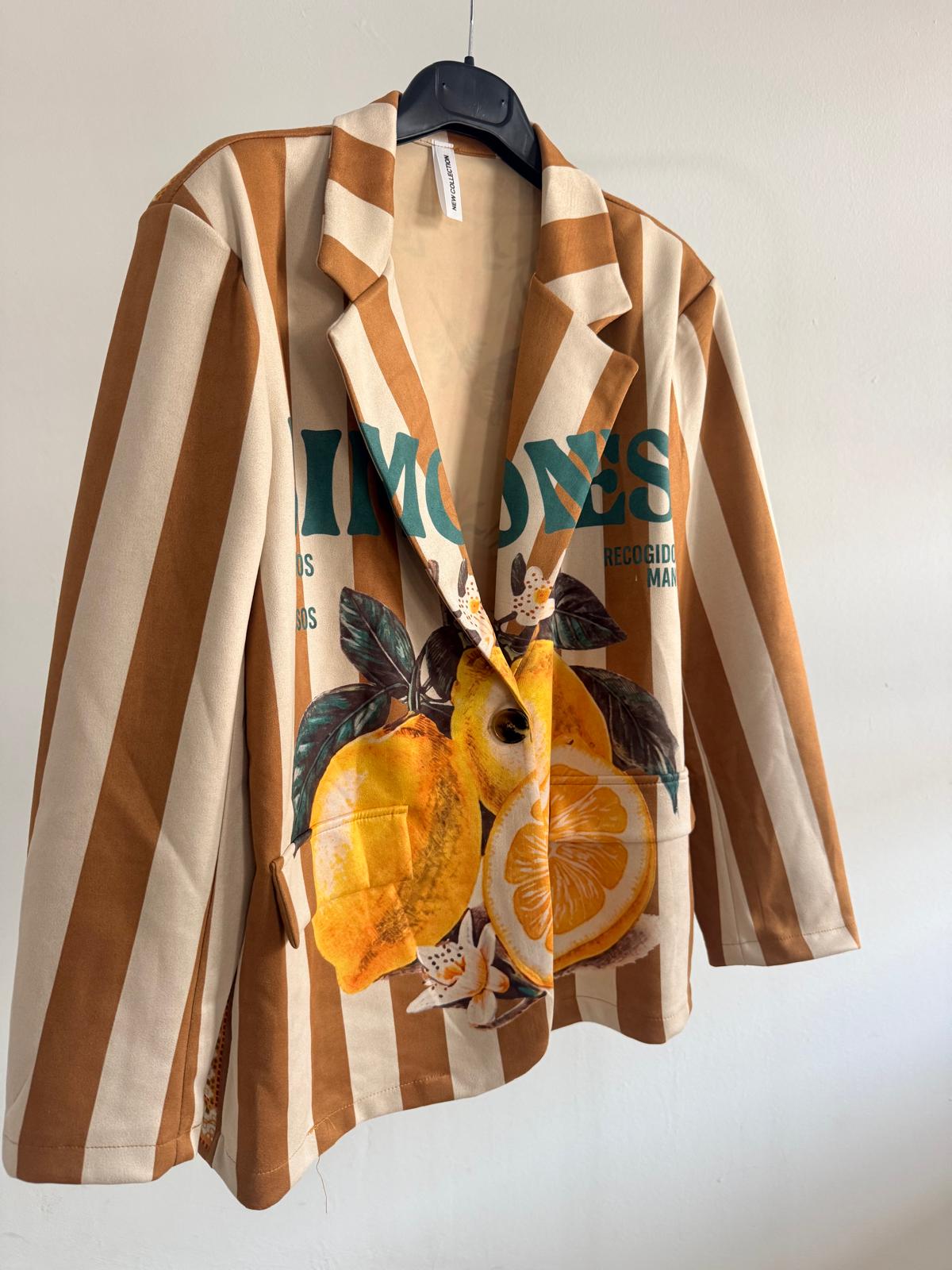 BLAZER ANTELINA RAYAS LIMONES
