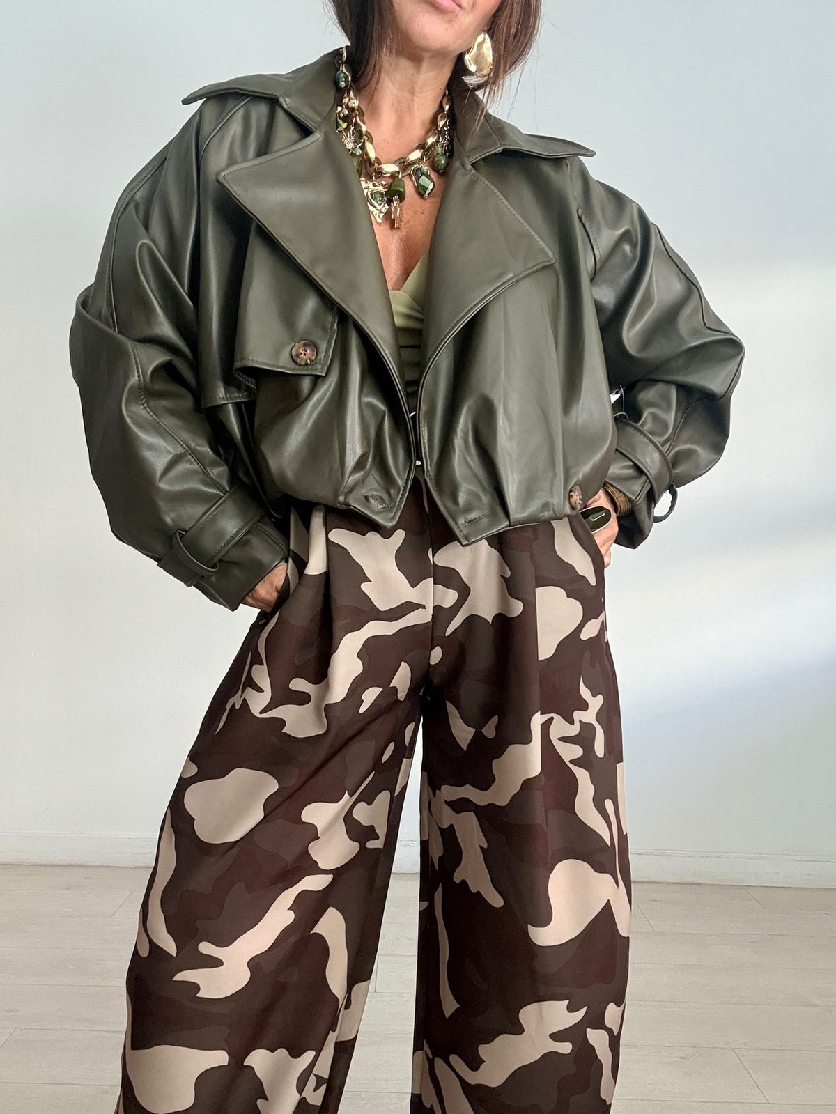 CHAQUETA POLIPIEL LEYLA