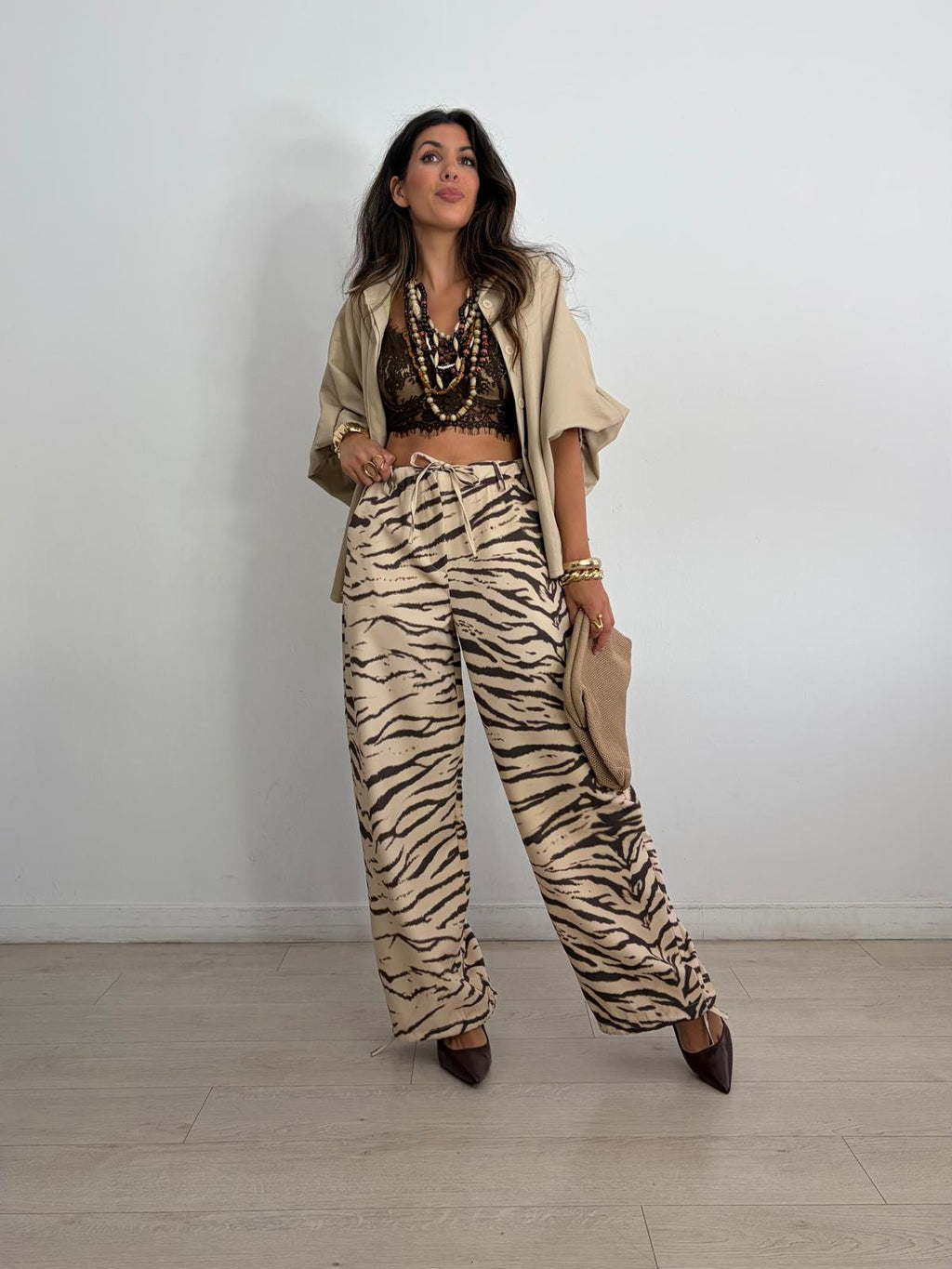 PANTALÓN CEBRA + CORDON