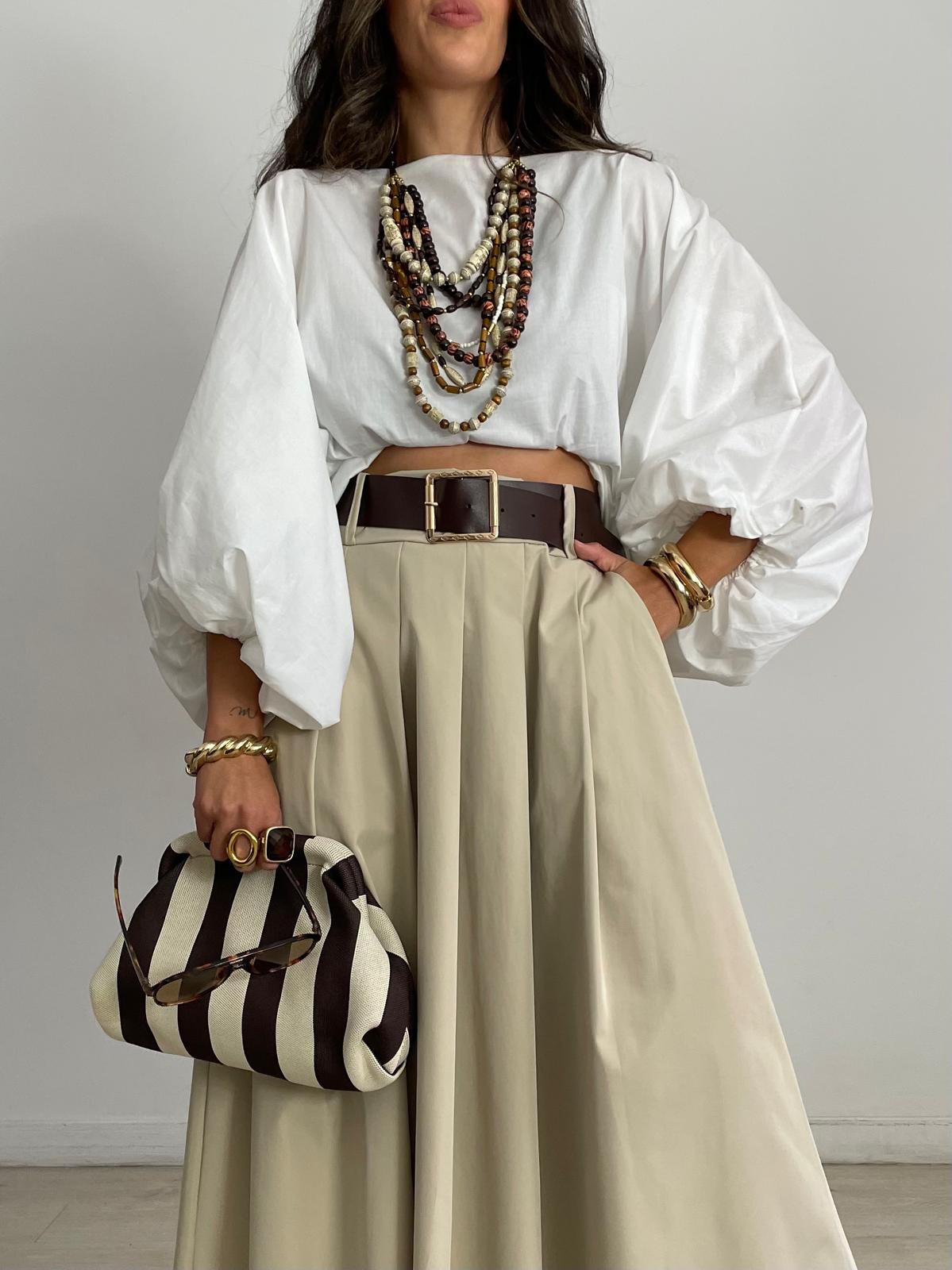 MAXI BLUSA CORTA VALERIA