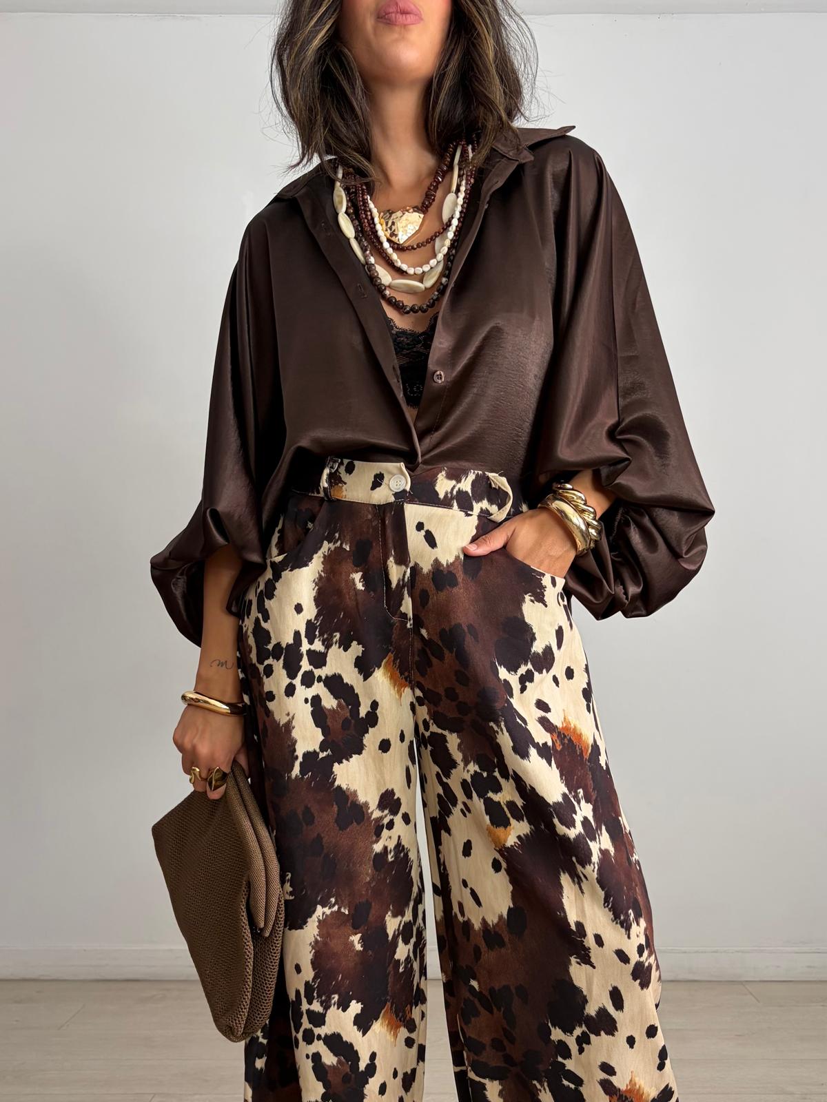 BLUSA OVERSIZE SATÉN
