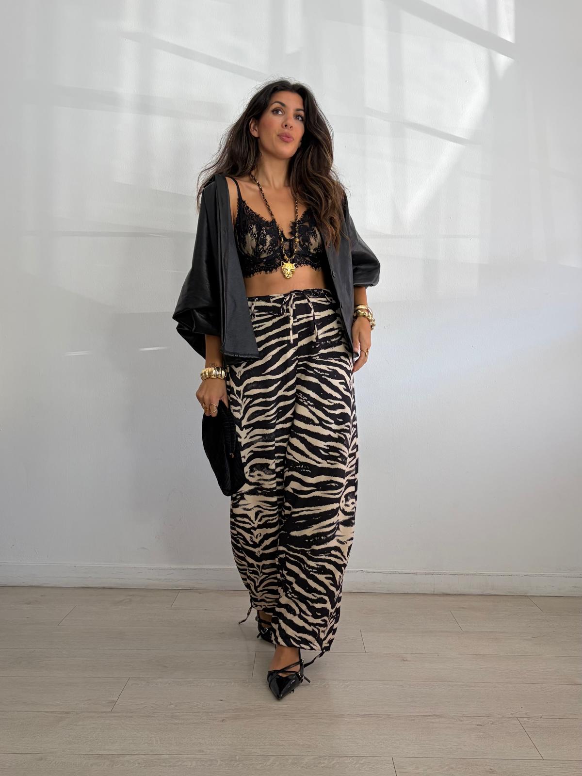 PANTALÓN CEBRA + CORDON