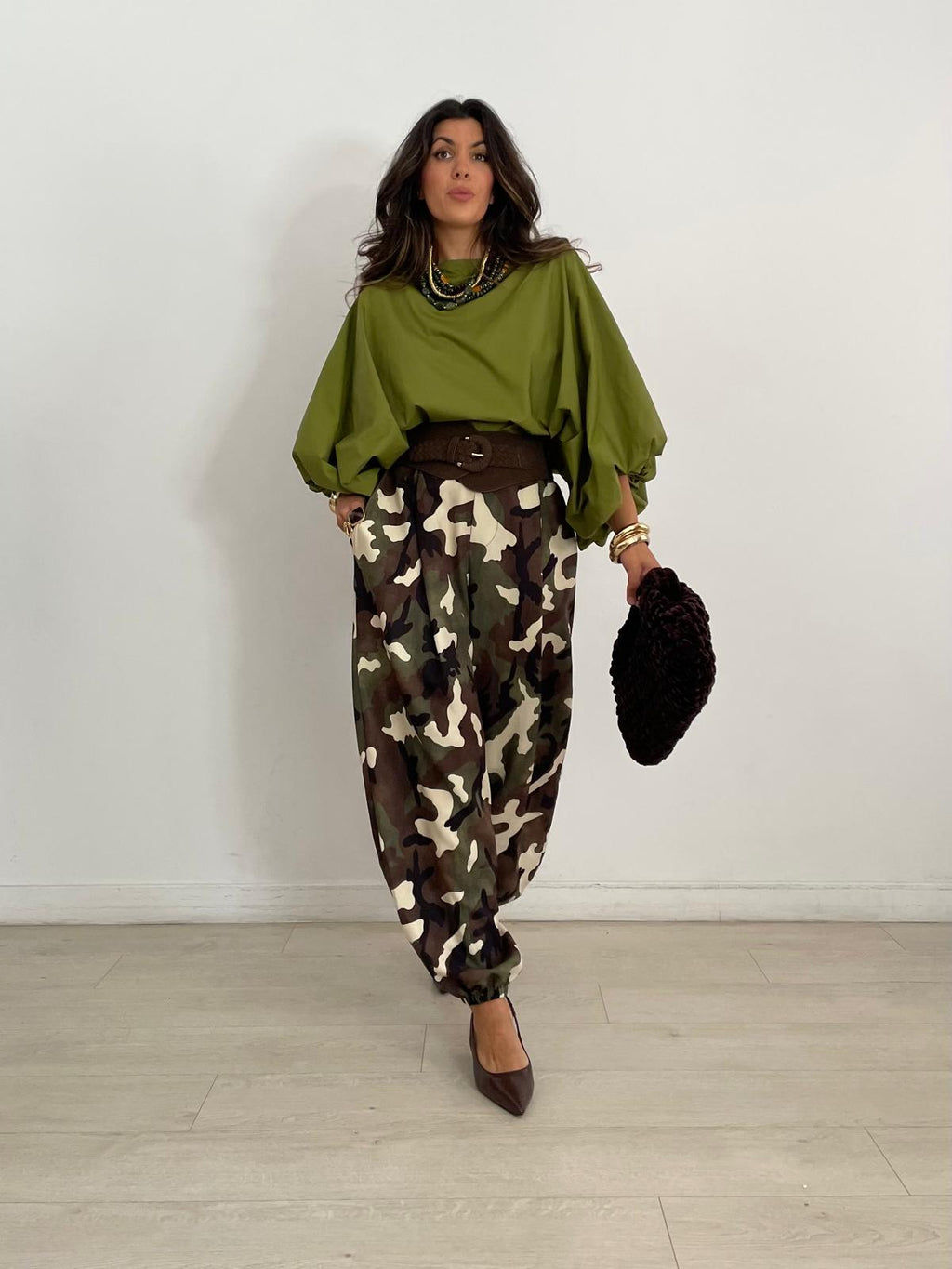 MAXI BLUSA CORTA VALERIA