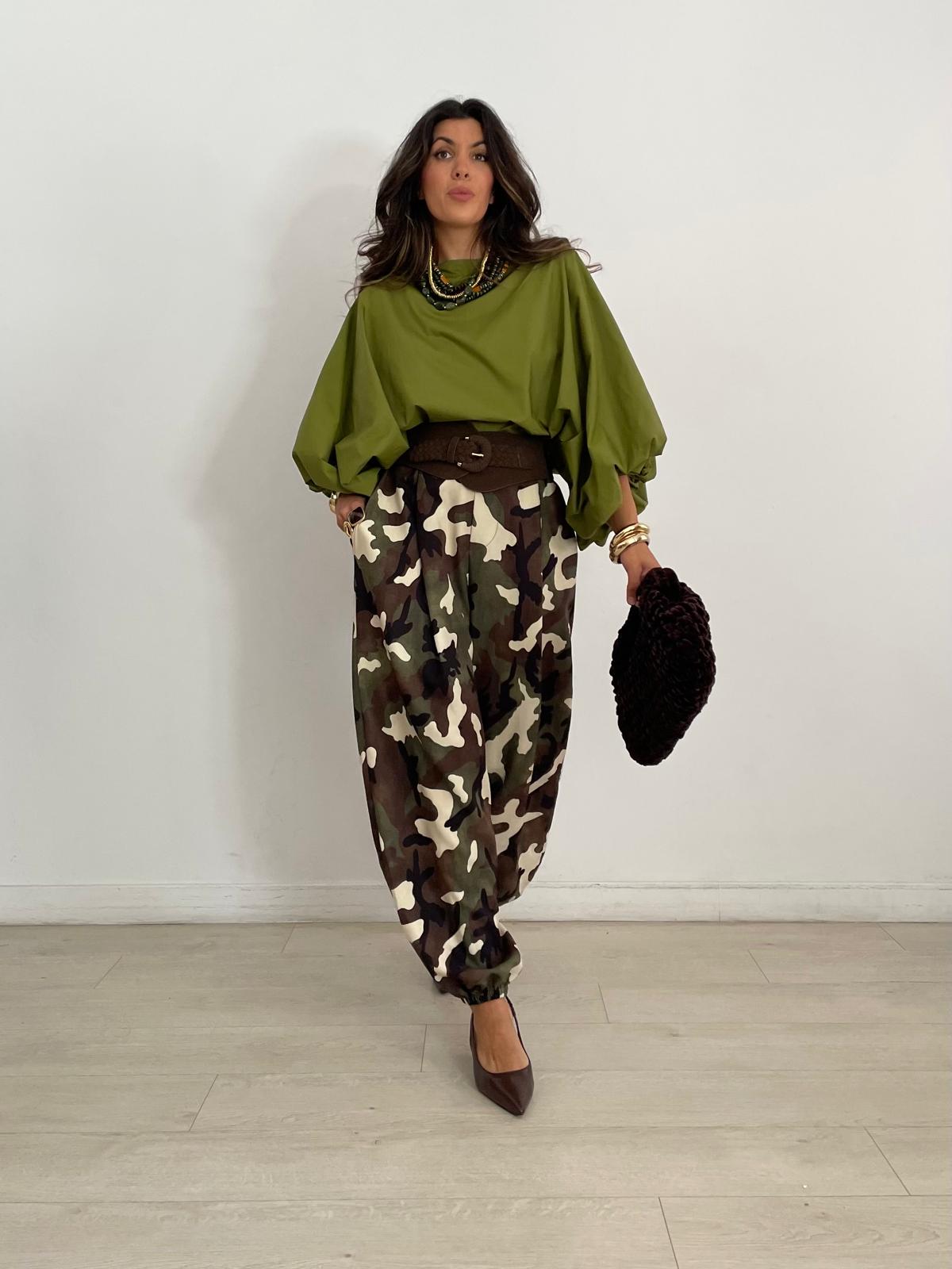 MAXI BLUSA CORTA VALERIA