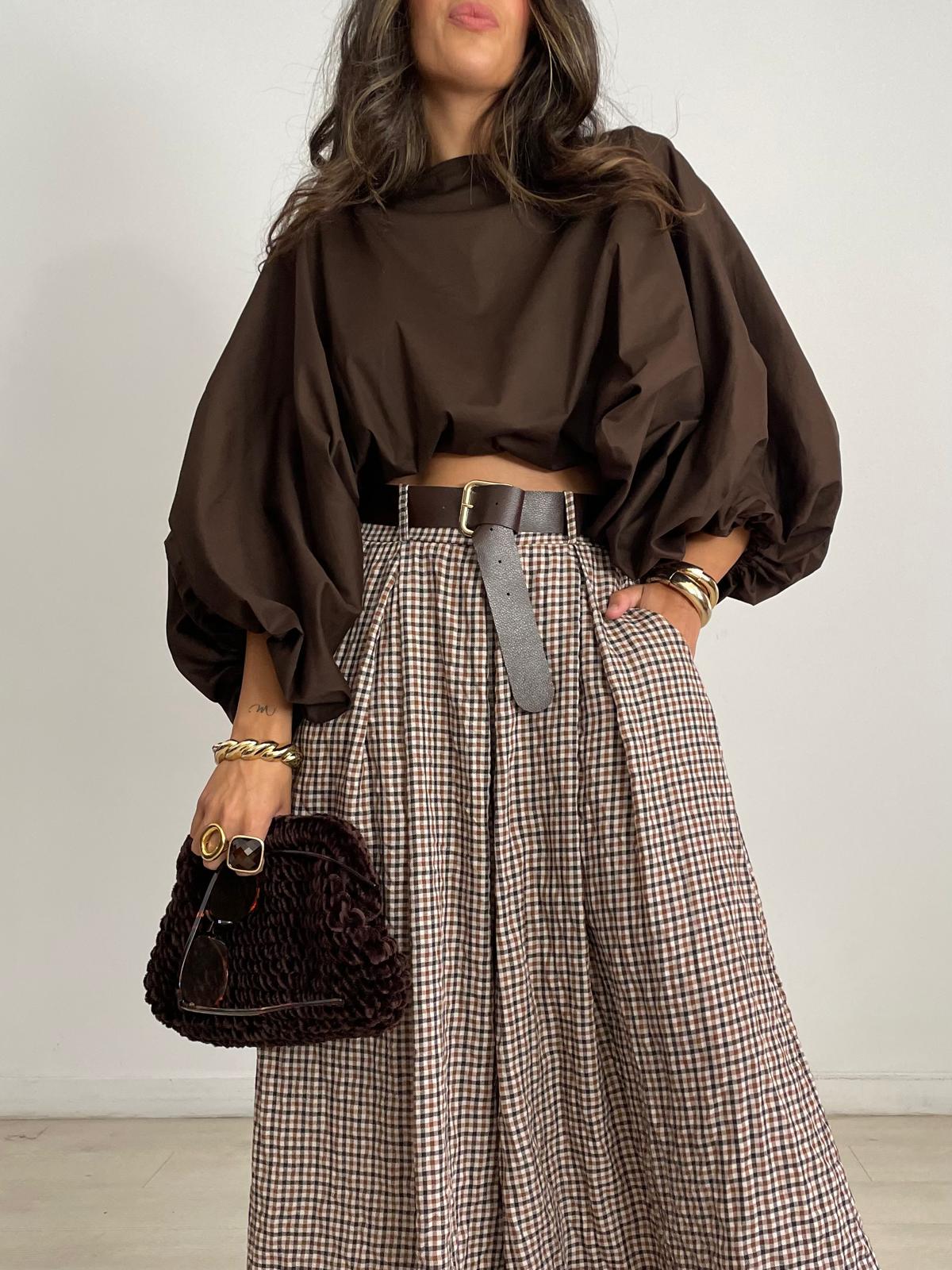 MAXI BLUSA CORTA VALERIA
