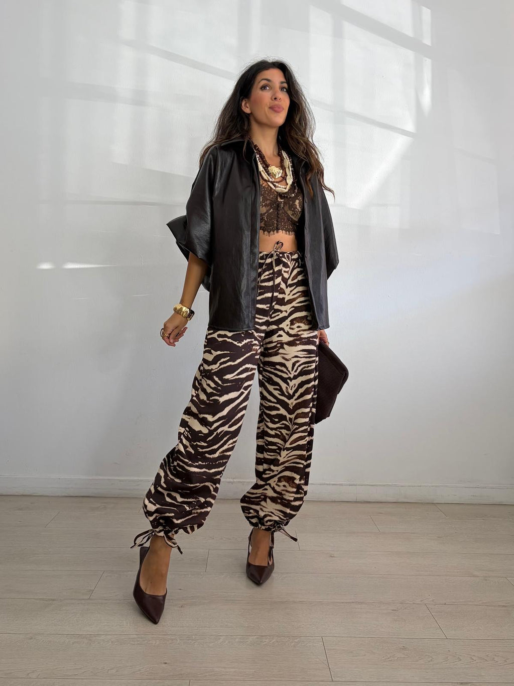 PANTALÓN CEBRA + CORDON