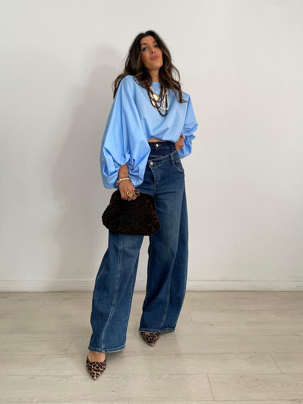 MAXI BLUSA CORTA VALERIA