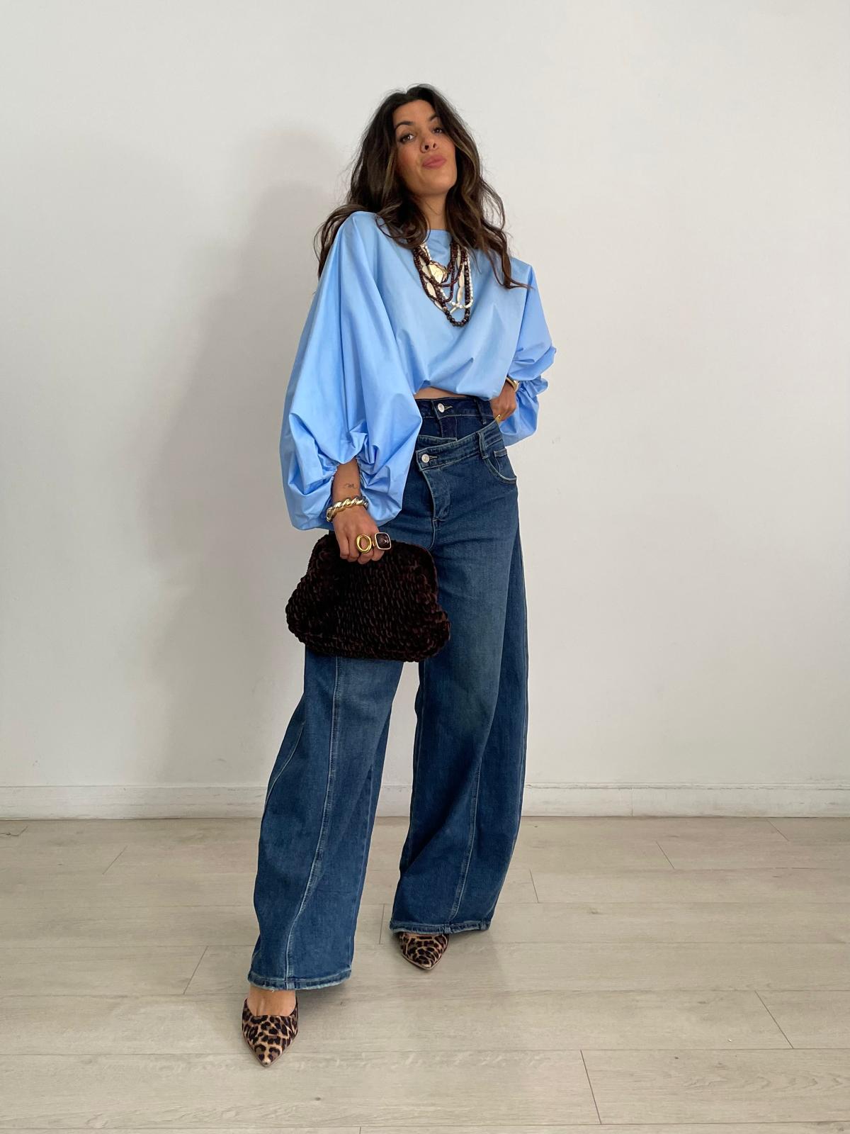 MAXI BLUSA CORTA VALERIA