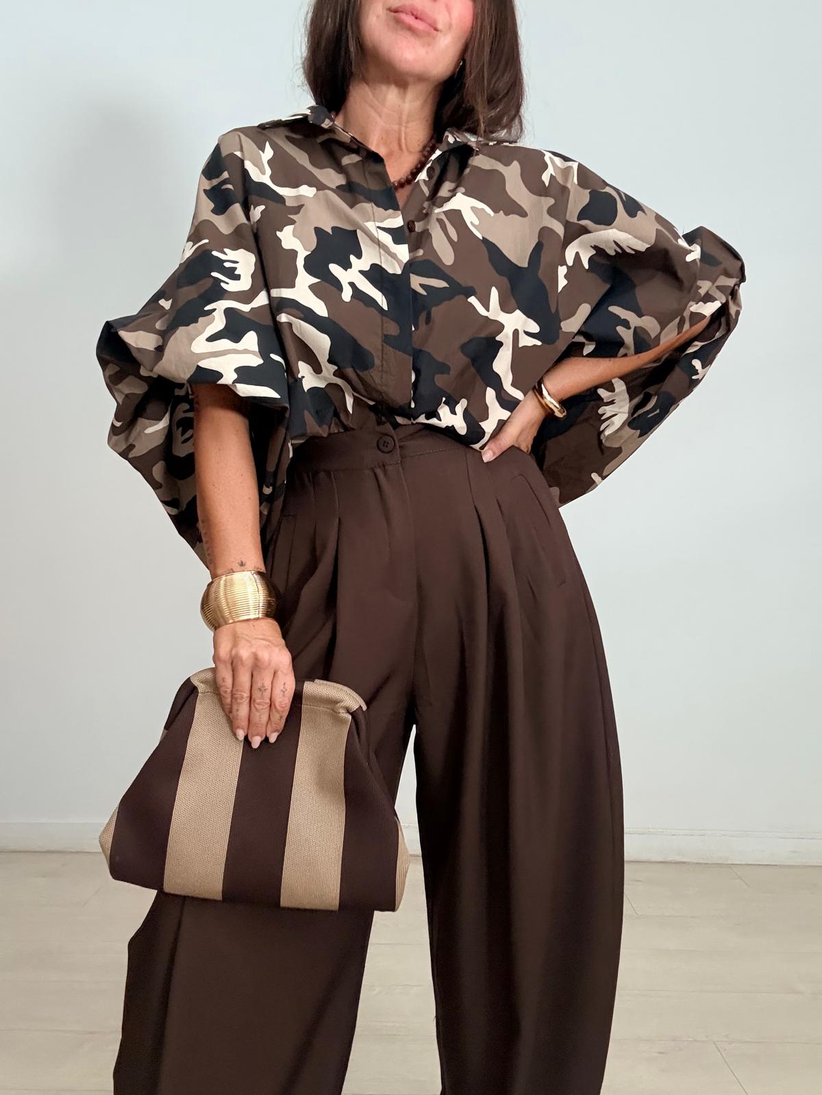 BLUSA  OVERSIZE CAMUFLAJE