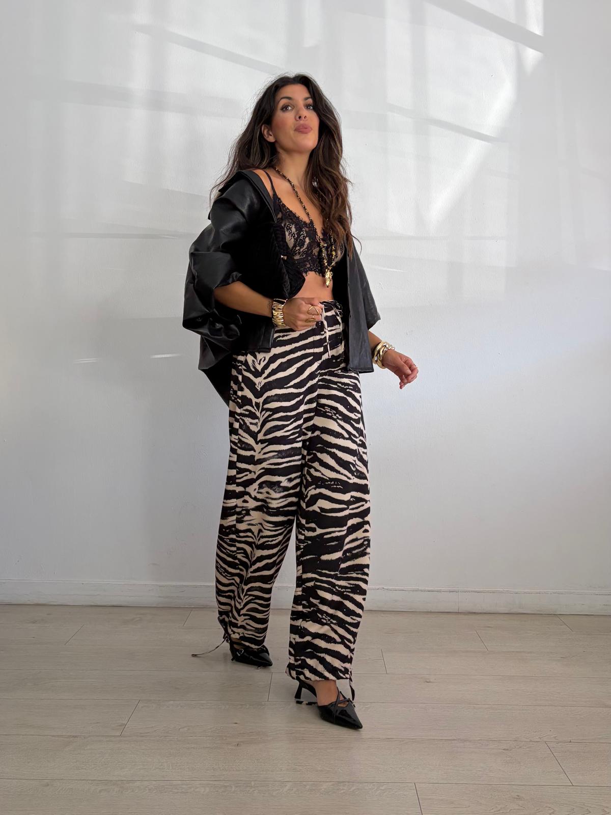 PANTALÓN CEBRA + CORDON