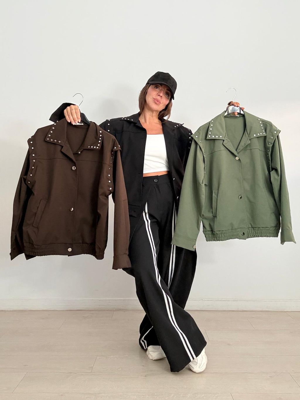 CHAQUETA TACHAS