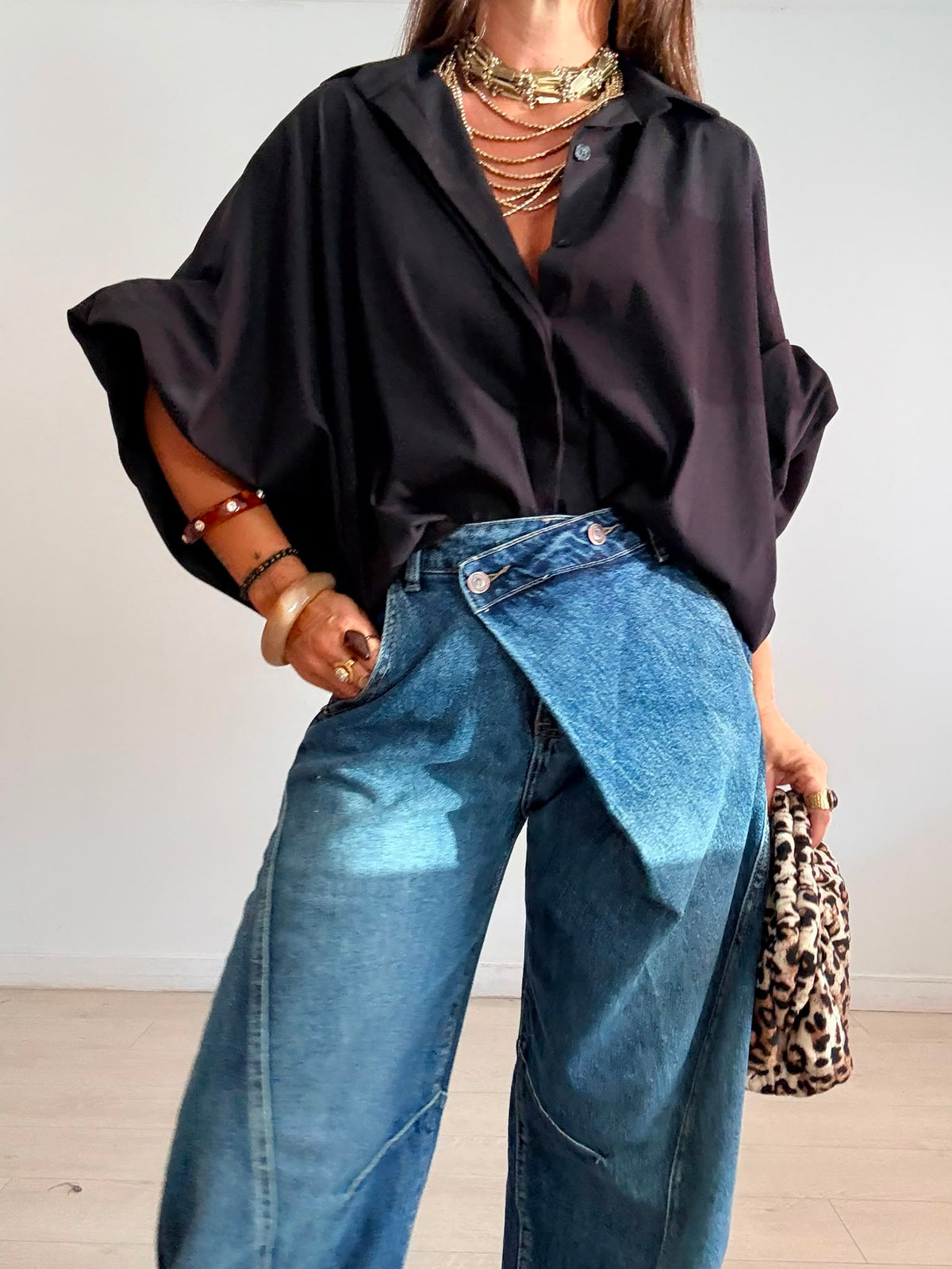 CAMISA CORTA OVERSIZE