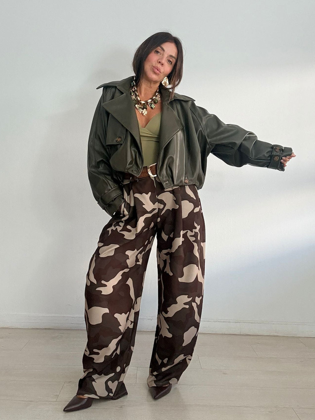 CHAQUETA POLIPIEL LEYLA