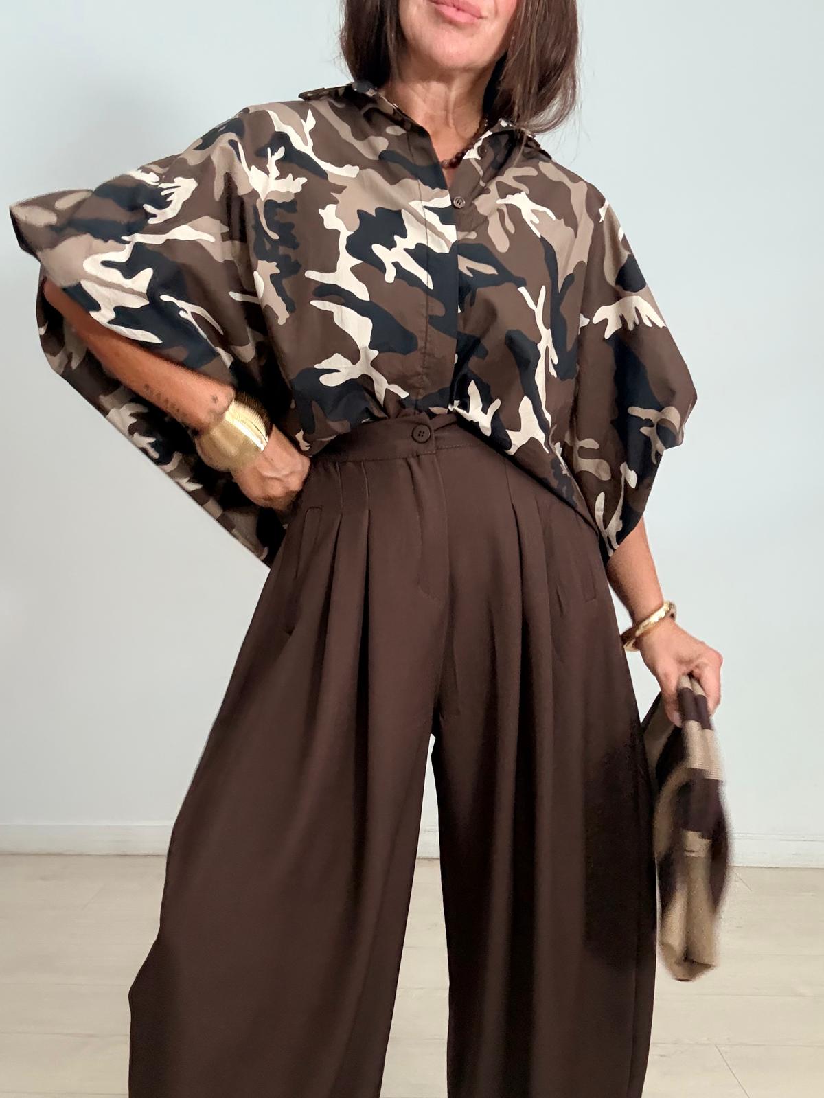 BLUSA  OVERSIZE CAMUFLAJE