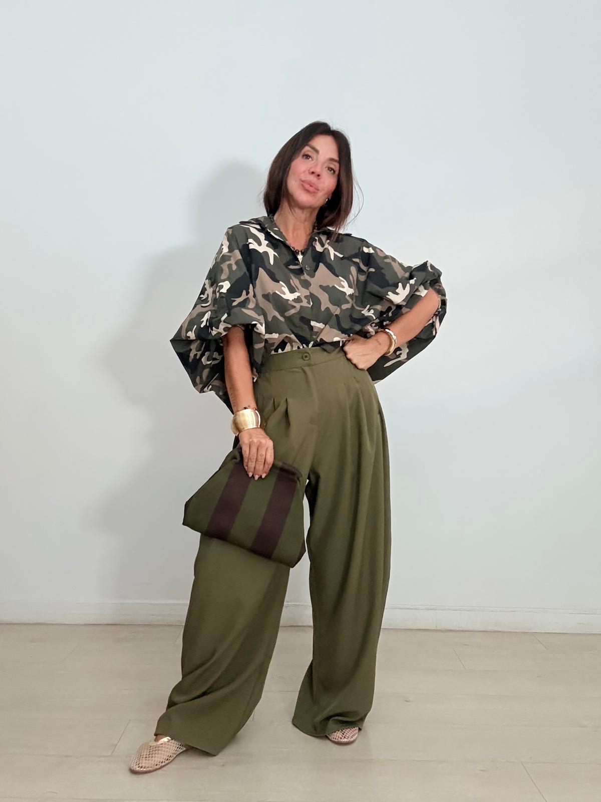 BLUSA  OVERSIZE CAMUFLAJE