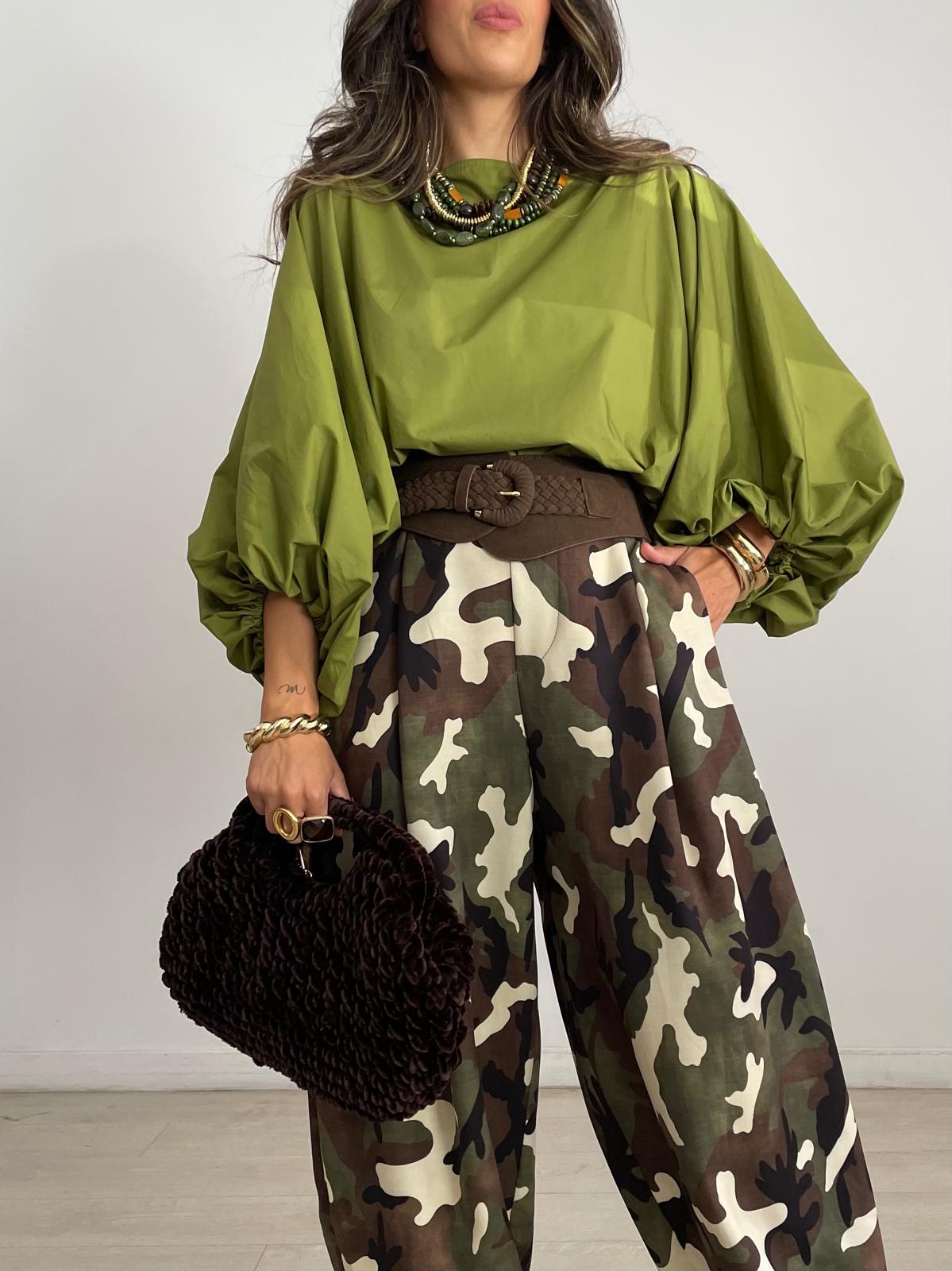 MAXI BLUSA CORTA VALERIA