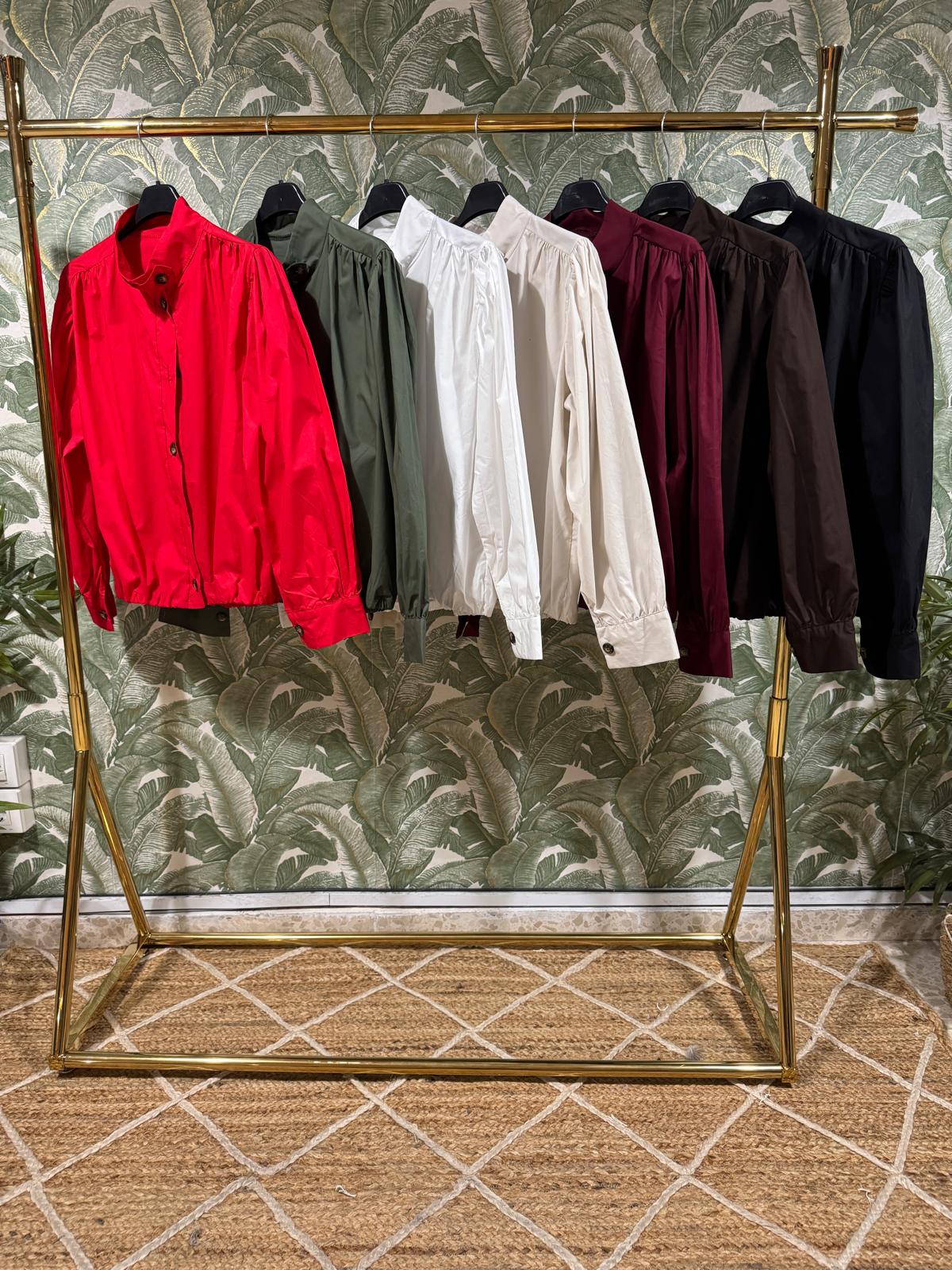 CAMISA CORTA ABOTONADA
