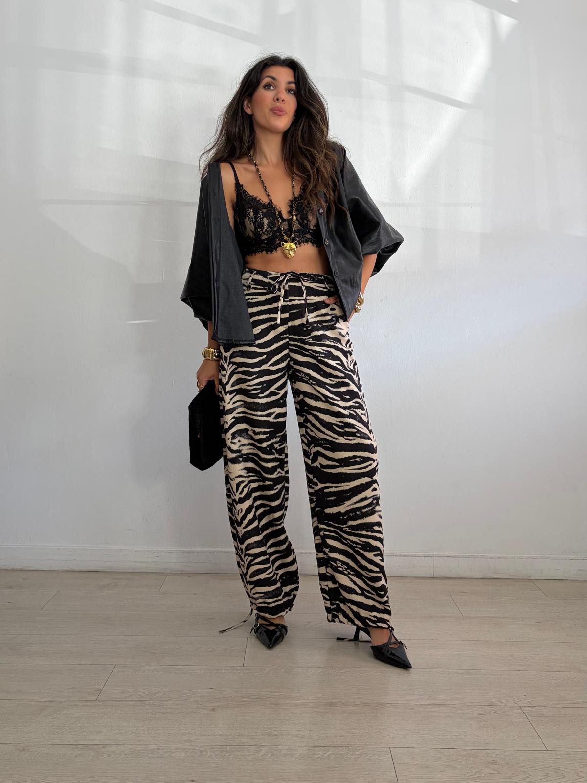 PANTALÓN CEBRA + CORDON