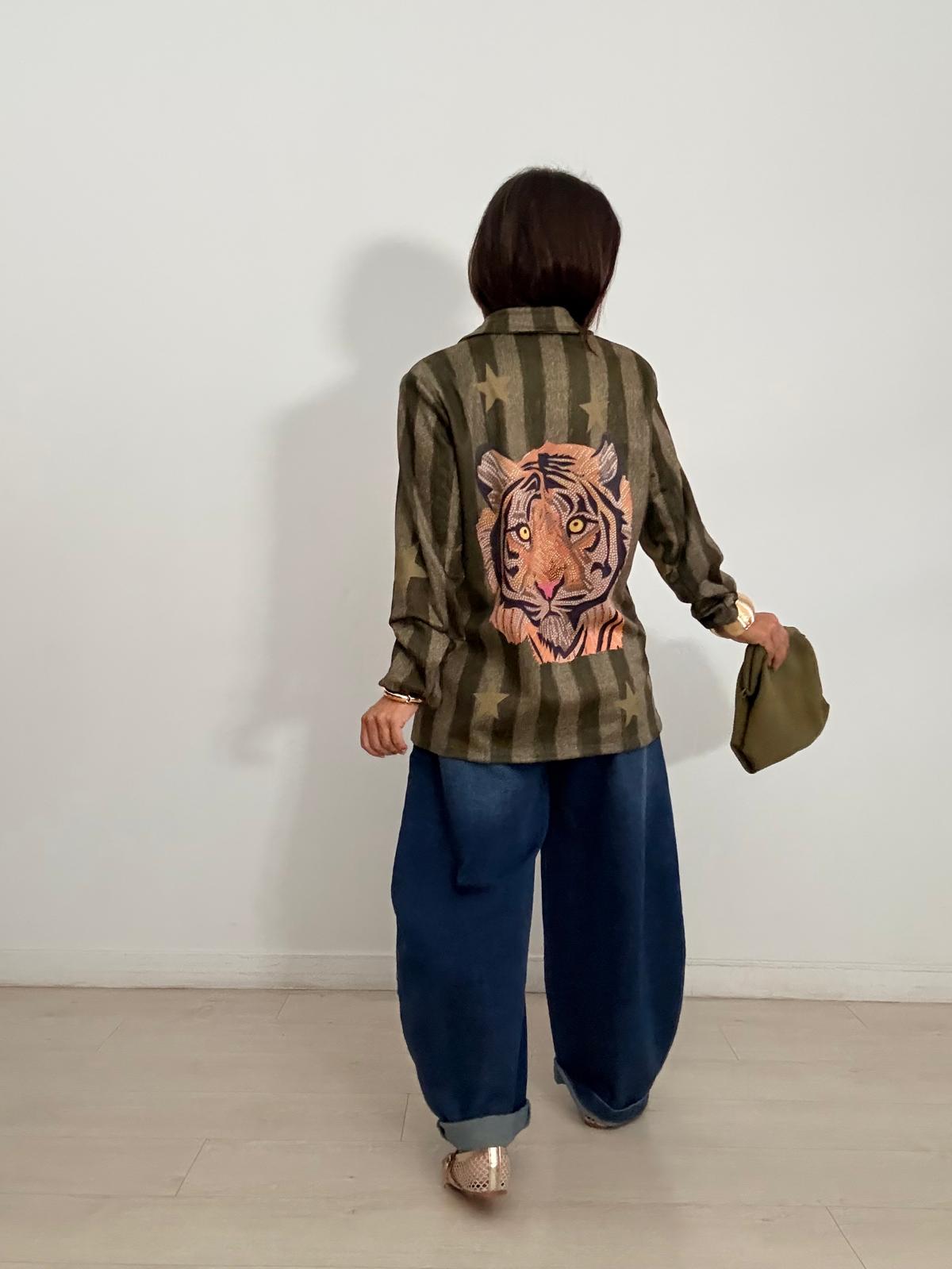 BLAZER ANTELINA RAYAS TIGRE+ESTRELLAS